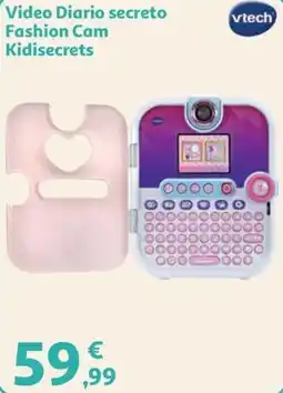 Alcampo Vtech Video Diario secreto Fashion Cam Kidisecrets oferta