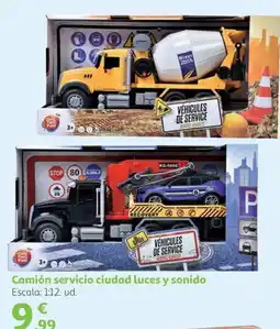 Alcampo One Two Fun Camión servicio ciudad luces y sonido oferta