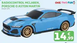 Alcampo One Two Fun radiocontrol mclaren, porsche o aston martin oferta