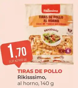 SPAR Gran Canaria Rikissimo tiras de pollo al horno oferta