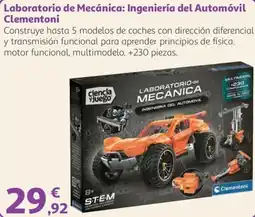 Alcampo Clementoni Laboratorio de Mecánica: Ingeniería del Automóvil oferta