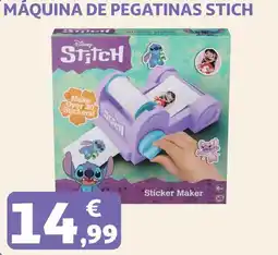 Alcampo Disney Stitch Máquina de Pegatinas Stitch oferta