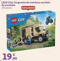 Alcampo lego city furgoneta de aventura con bicis de montaña oferta