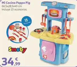 Alcampo Smoby Mi Cocina Peppa Pig oferta