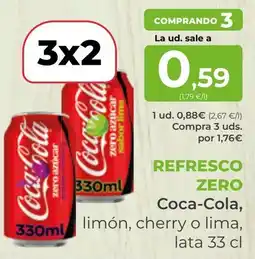 SPAR Gran Canaria Coca-Cola refresco zero oferta