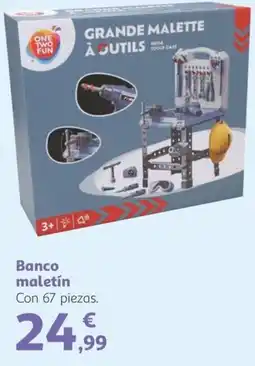 Alcampo One Two Fun grande malette à outils oferta