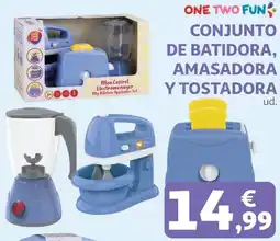 Alcampo One Two Fun conjunto de batidora, amasadora y tostadora oferta