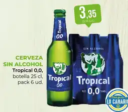 SPAR Gran Canaria Tropical cerveza sin alcohol oferta