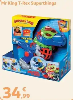 Alcampo Mr King T-Rex Superthings oferta