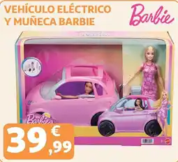 Alcampo Barbie vehiculo electrico y muñeca barbie oferta