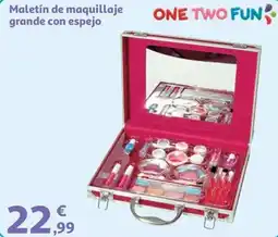 Alcampo One Two Fun maletín de maquillaje grande con espejo oferta