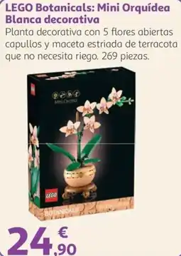 Alcampo lego botanicals: mini orquídea blanca decorativa oferta