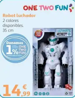 Alcampo One Two Fun robot luchador oferta