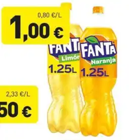 Hiperber Fanta limón naranja oferta