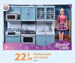 Alcampo Style Story Muñeca con cocina oferta