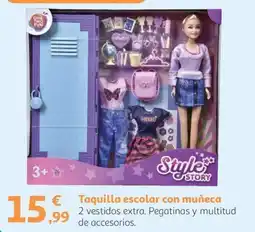 Alcampo Style Story Taquilla escolar con muñeca oferta