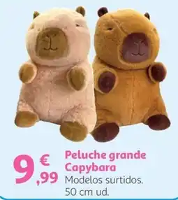 Alcampo Peluche grande Capybara oferta