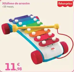 Alcampo fisher-price xilófono de arrastre oferta