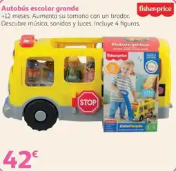 Alcampo fisher-price autobús escolar grande oferta