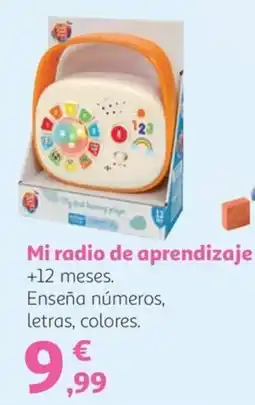 Alcampo Mi radio de aprendizaje oferta