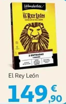 Alcampo Wonderbox El Rey León oferta