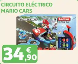 Alcampo Carrera circuito eléctrico mario cars oferta