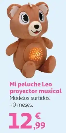 Alcampo Mi peluche Leo proyector musical oferta