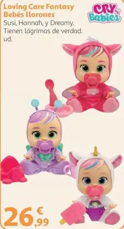 Alcampo Cry Babies Loving Care Fantasy oferta