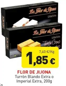 Hiperber Flor de Jijona Turrón Blando Extra o Imperial Extra oferta