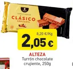 Hiperber Alteza turron chocolate crujiente oferta