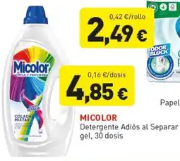 Hiperber Micolor Detergente Adiós al Separar gel oferta