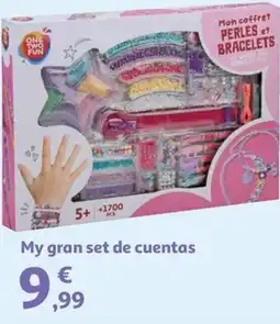 Alcampo One Two Fun my gran set de cuentas oferta