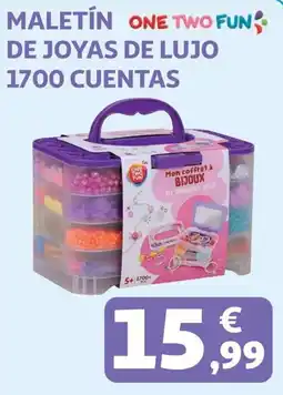 Alcampo One Two Fun maletín de joyas de lujo oferta