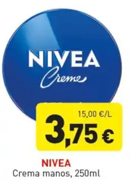 Hiperber Nivea crema manos oferta
