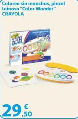 Alcampo Crayola color wonder pincel luinoso oferta