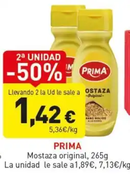 Hiperber Prima mostaza original oferta