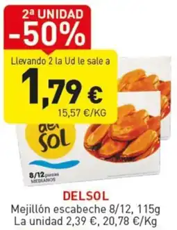 Hiperber Delsol mejillón escabeche oferta