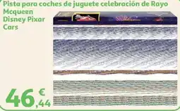 Alcampo Disney Pixar Cars Pista para coches de juguete celebración de Rayo Mcqueen oferta