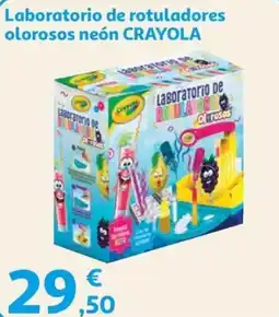 Alcampo Crayola laboratorio de rotuladores olorosos neón oferta