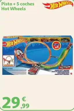 Alcampo Hot Wheels Pista + 5 coches oferta