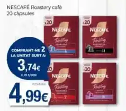 Supermercats Jespac Nescafe roastery cafe oferta