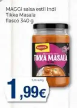 Supermercats Jespac Maggi salsa estil Indi Tikka Masala oferta