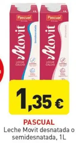 Hiperber Pascual Leche Movit desnatada o semidesnatada oferta