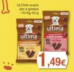 Supermercats Jespac ultima snack per a gossos oferta