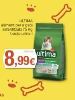 Supermercats Jespac ultima aliment per a gats esterilitzats oferta