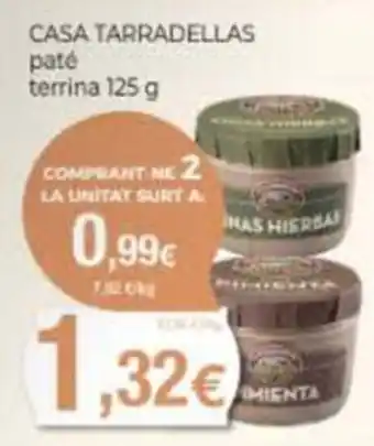 Casa Tarradellas paté terrina