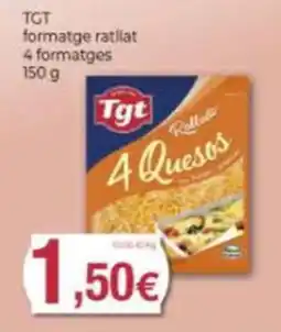 Supermercats Jespac Tgt formatge ratllat 4 formatges oferta
