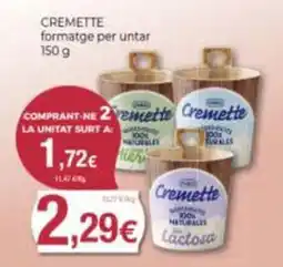 Supermercats Jespac Cremette formatge per untar oferta