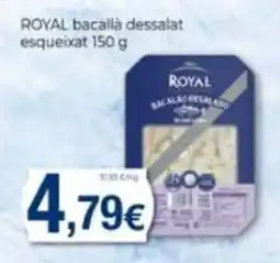 Supermercats Jespac Royal bacallà dessalat esqueixat oferta