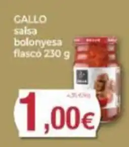 Supermercats Jespac Gallo salsa bolonyesa oferta